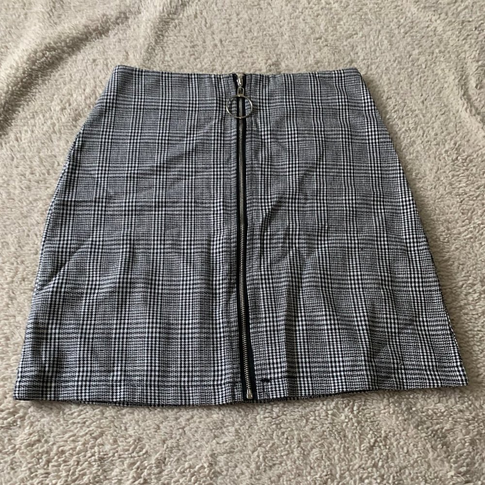 Short Plaid Mini Skirt